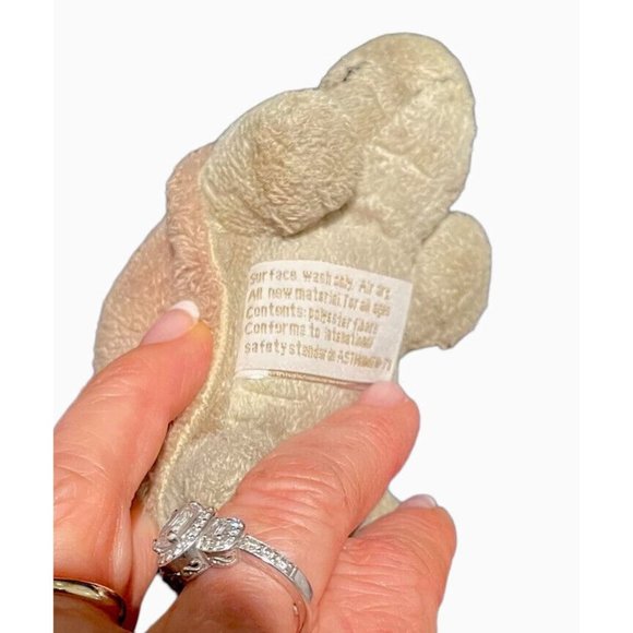 CLOUD B Turtle Baby Rattle Plush Small Green Soft Stuffed Animal Toy Child - Picture 12 of 12